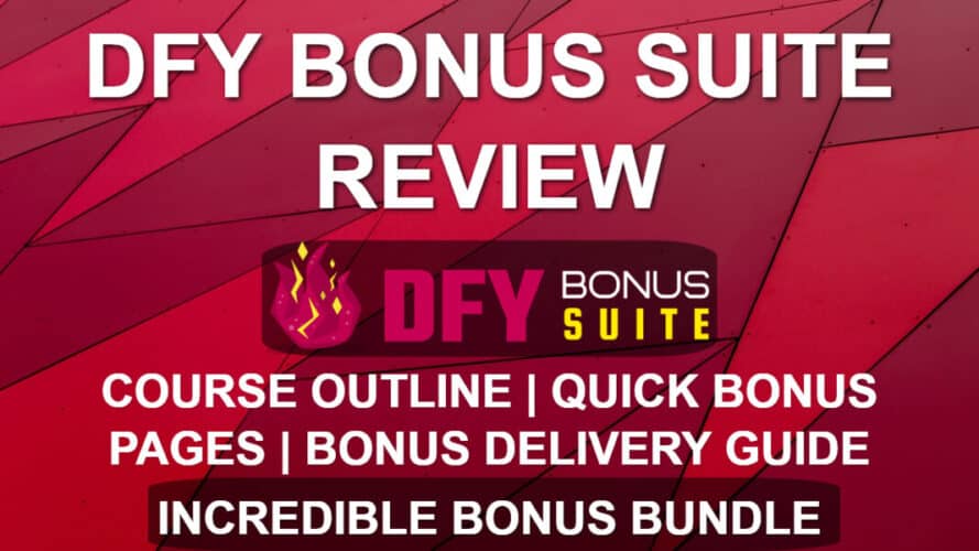 DFY Bonus Suite Review