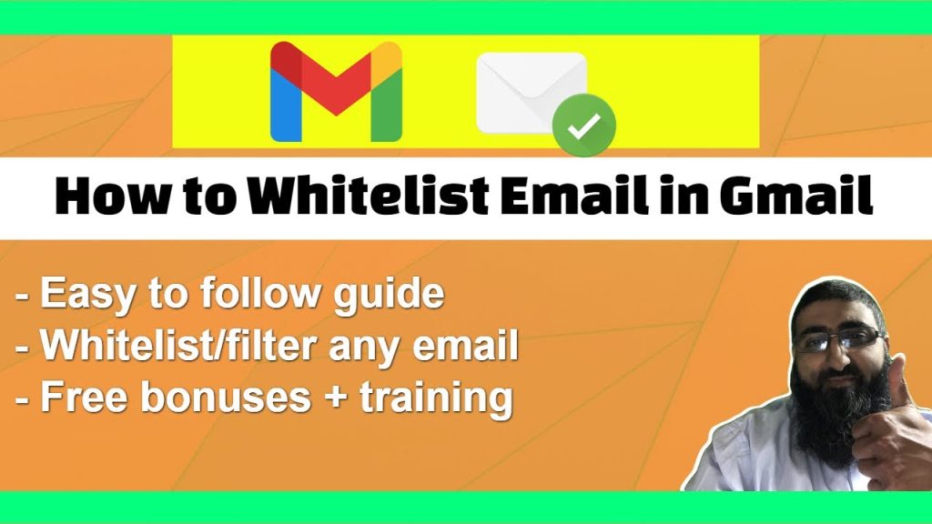 How to Whitelist Email in Gmail